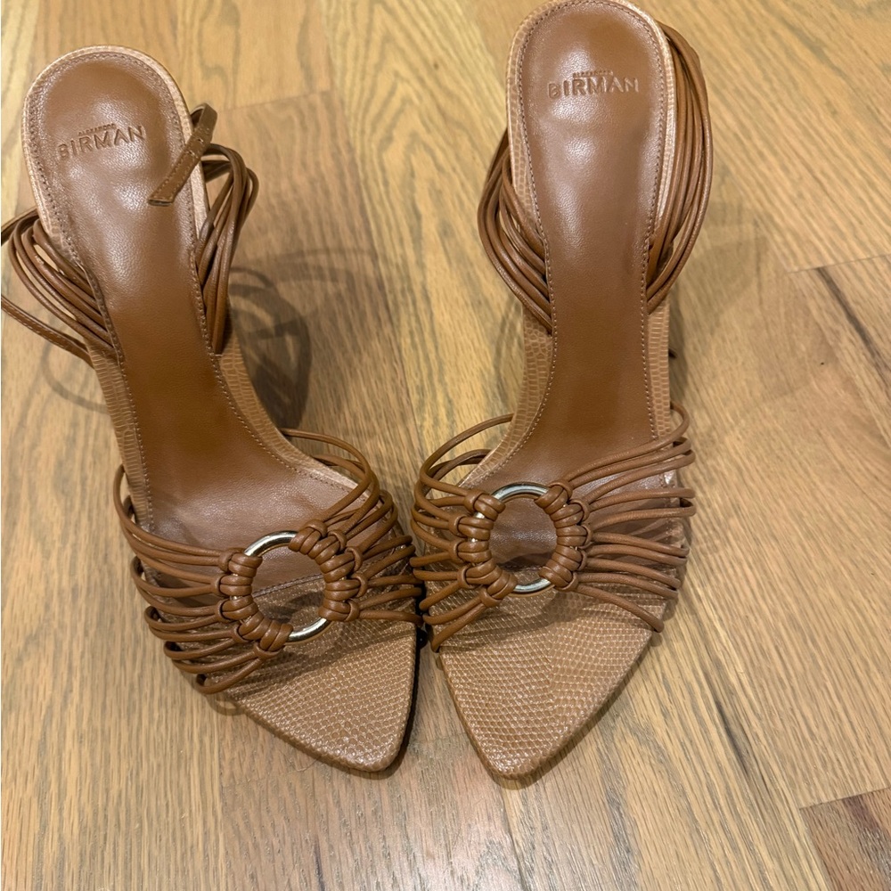 Brand New Alexandre Birman Brown Heels 9.5